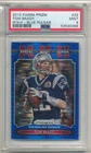 2013 Panini Prizm Tom Brady Monday Night Heroes Blue Pulsar PSA 9