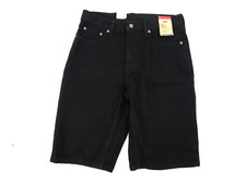 Levi's Men's 469 Loose Denim Shorts 30 NEW Black