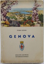 libro genova ettore cozzani società editrice internazionale 1955 liguria
