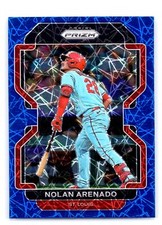 2022 Panini Prizm Baseball #48 Nolan Arenado Blue Velocity Prizm Cardinals