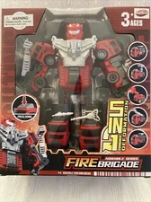 Fire Rescue Assemble Your Own Mecha 5 In 1 Combined Deformation Fire Brigade 