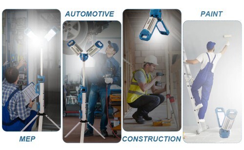 NextLED Tripod Dual LED Work Light | 2 Color Temps Remote Control - Picture 3 of 3