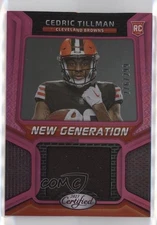 2023 Certified New Generation Jerseys Mirror Pink Cedric Tillman Rookie RC c5b