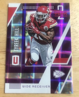 2017 Panini Unparalleled Purple - Year 2 Tyreek Hill Kansas City Chiefs 10/49 