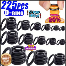 Fuel Resistant O Ring Washer Assortment Kit Gasket Automotive Seal Set 270PCS