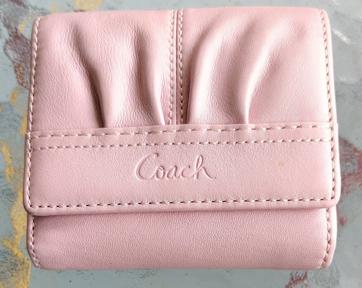 Coach LARGE F13732 Vintage Pink Soho Y2K Pleated Leather