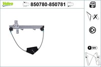 Valeo Fensterheber 850780 FüR SW Peugeot 407 Hdi 110 6D9HZC 6D9HYC 6D6FZB 16V