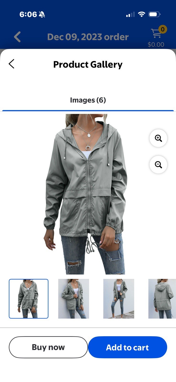 Rain Jacket Waterproof Lightweight Rain Coat Wind… - image 1