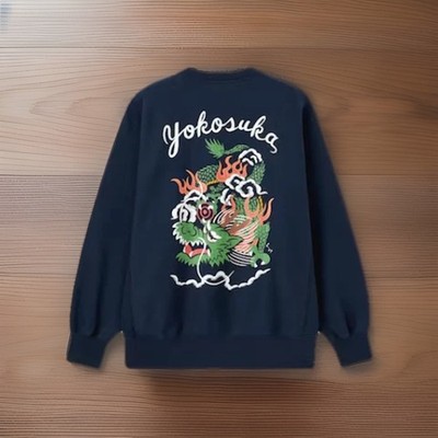 GU Heavyweight Sweatshirt Pullover Hiromichi Yokochi Japan
