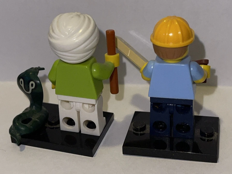 Lego Minifigure Lot Series 13: Carpenter,Sheriff,Snake Charmer, Paleontologist - Image 3 of 4
