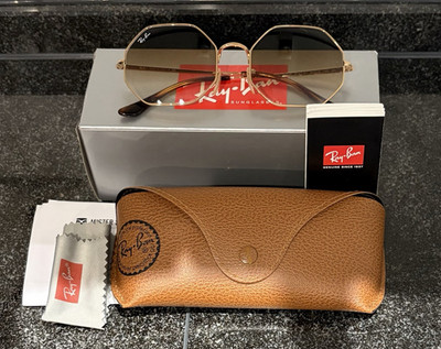 Ray-Ban Octagon RB 1972 914751 Sonnenbrille Arista Clear Gradient Brown 54-19
