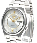 SEIKO 7009-3170 Silver Day Date 5 Vintage Men Automatic Watch JAPAN 36mm