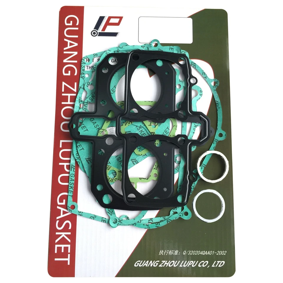 Full Cylinder Engine Cover Gasket Kit For Kawasaki EX500 Ninja 500 500R 90-09 - Imagem 3 de 4
