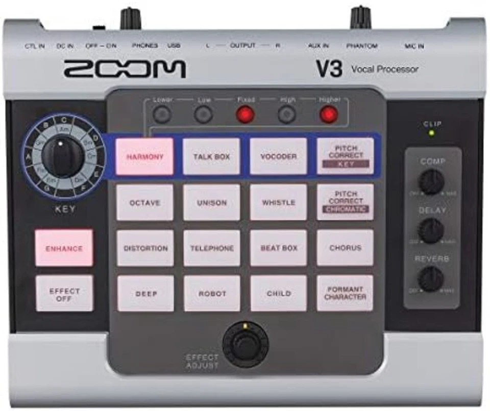 ZOOM V3 Voice changer Audio interface Vocal processor F/S w/Tracking# Japan New - Image 2 of 4