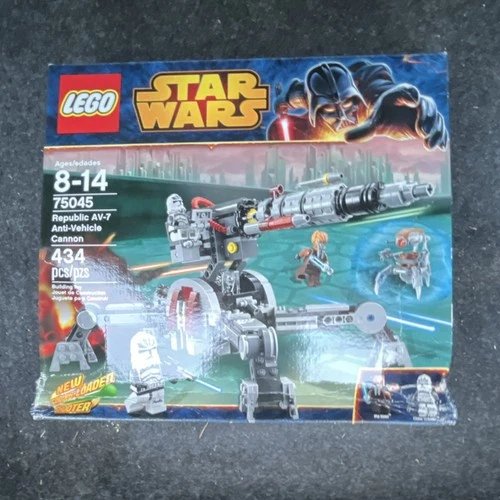 LEGO Star Wars AV-7 Anti-Vehicle Cannon 75045 434pcs Complete Set Unsealed