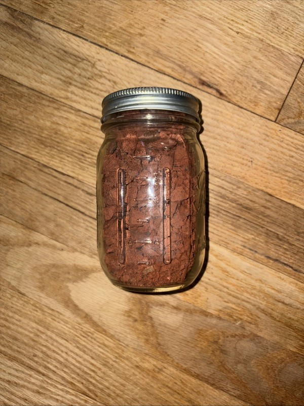 Red Brick Dust  1 pound Dust Rough Coarse/big And Little Pieces Mix
