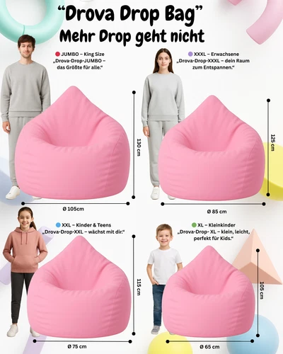 PatchHome Sitzsack XL- Jumbo Sitzkissen Bodenkissen Kinder und Erwachsene - Bild 200 von 203