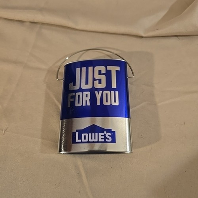 #ad Lowe’s Paint Can W Mini Screwdriver Gift Card Holder Name Tag NEW Empty $20.00