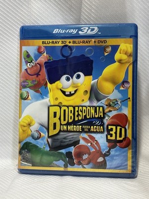 Sponge Out of Water (Blu-ray 3D + Blu-ray + DVD, 2015) (Spanish/English) (BUY 5 