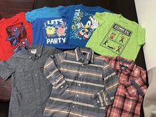 Lot Of Boys/kids Youth Size 6-8 Total Items 21 Levi  s Cat Jack Nike Marvel Gap