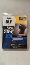 PRO-TEC ATHLETICS Short Knee Sleeve Compression Pull Up Brace, Size Small