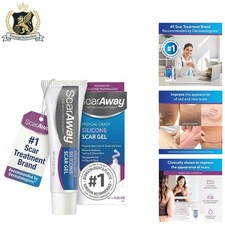 Silicone Scar Gel - Reduce Size Color of Keloid Scars, 10g Water Resistant