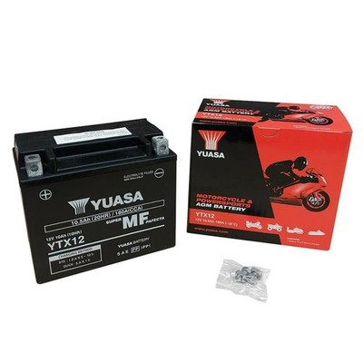 YUASA YTX12 Akku gebrauchsfertig E-TON 250 VXL Vector ST 2010-2010