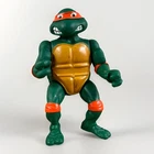 Vintage 1989 TMNT Teenage Mutant Ninja Turtles Orange Michelangelo 12" Figurine