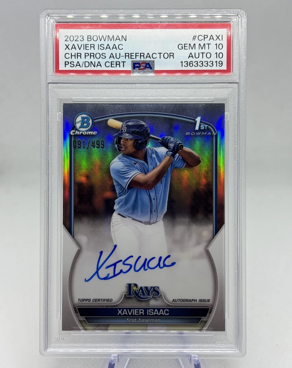 Bowman Tampa Bay Rays Baseball Autographed Sports Trading Cards