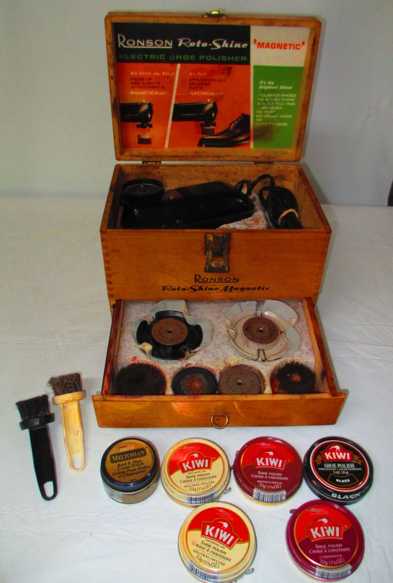 超希少◇Ronson◇1950s英国Shoe shine box シューボックス 【公式通販】