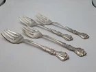 8 Reed & Barton Savannah Sterling Silver Salad Fork 6-1/2" No Monograms