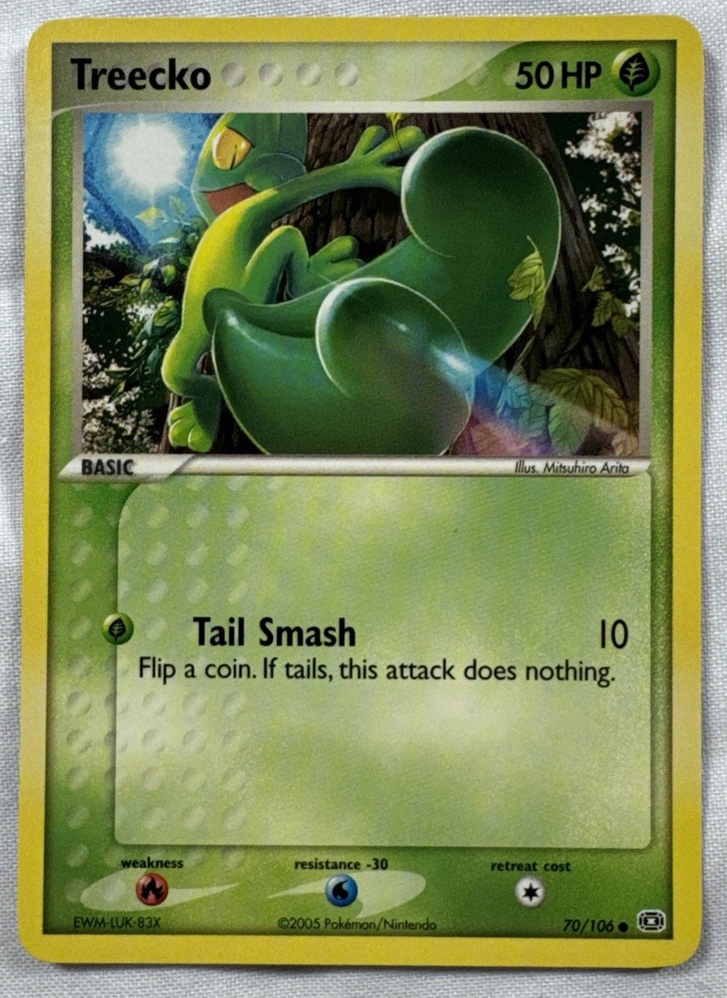 Pokemon TCG Treecko 70/106 EX Emerald NM