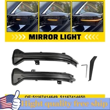 Dynamic LED Side Mirror Turn Signal Light For BMW 3 5 6 7 8 Series G11 G20 G30 S