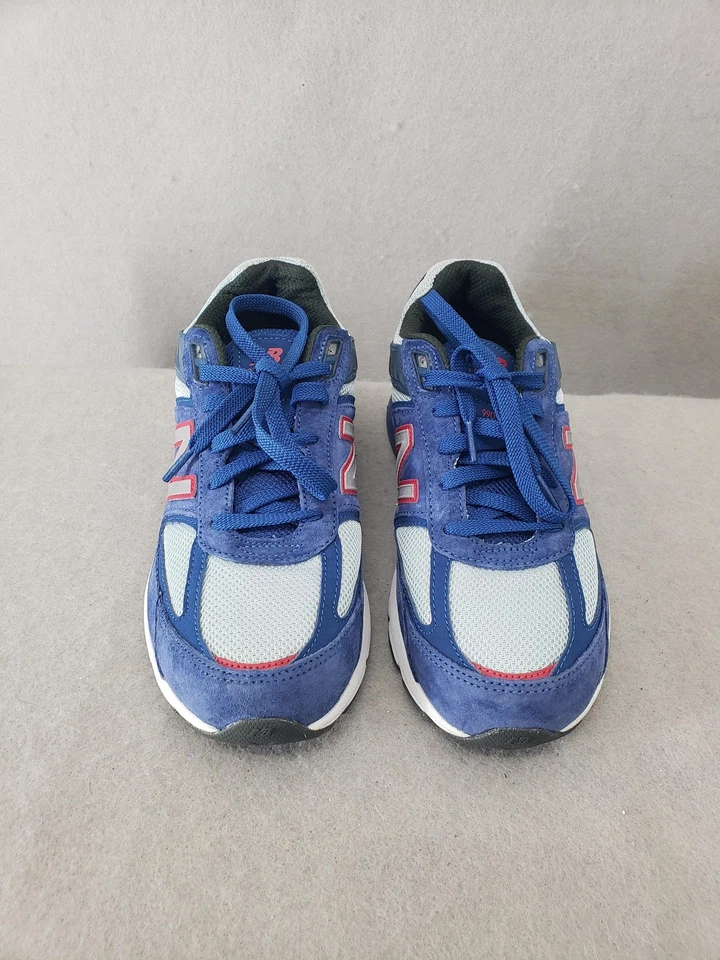 New Balance 990v5 Zapatos Para Hombre Talla 6 Azul Gamuza Malla Atlético Correr GC990NC5 Foto 2 de 4