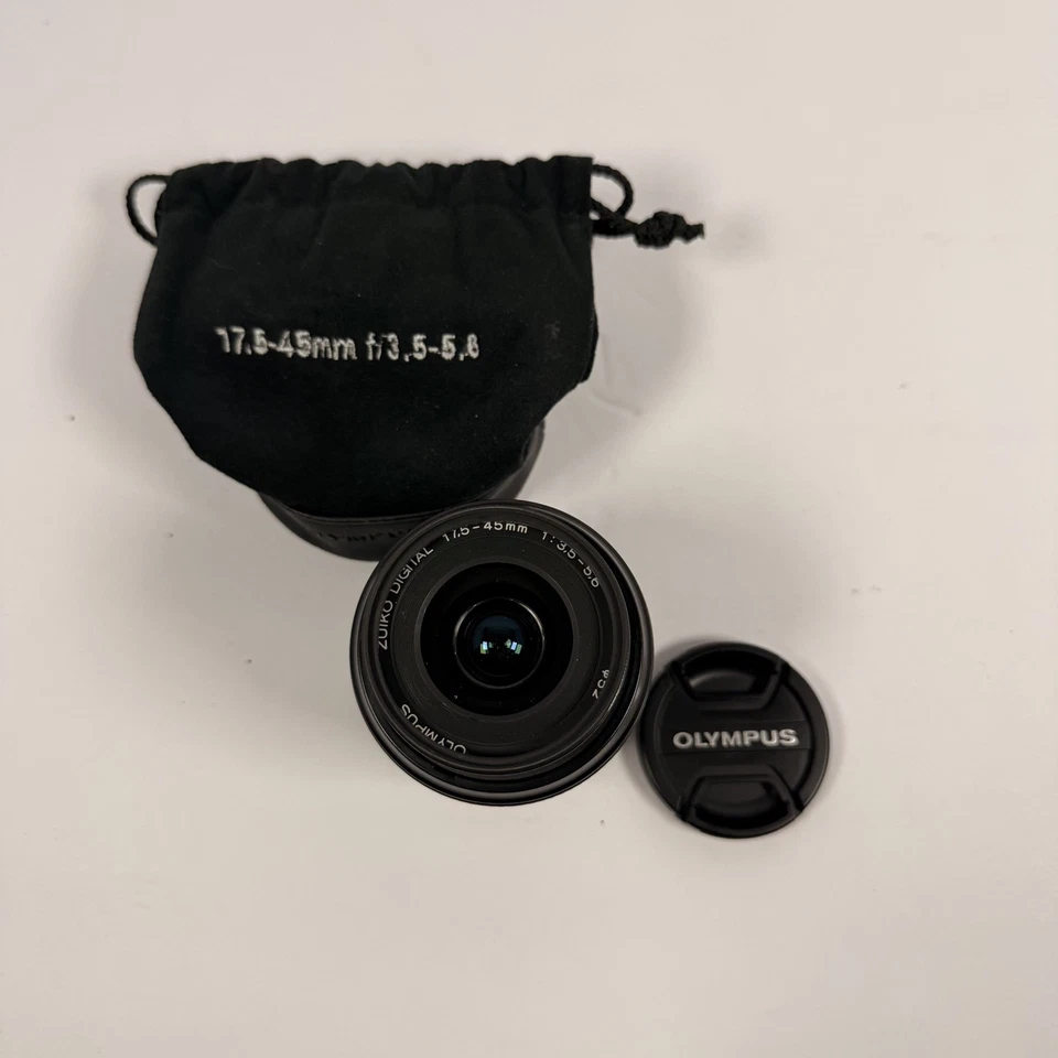 Lente zoom Olympus ZUIKO DIGITAL 17,5-45 mm f/3,5-5,6 4/3 cuatro tercios con filtro de 52 mm Foto 4 de 4