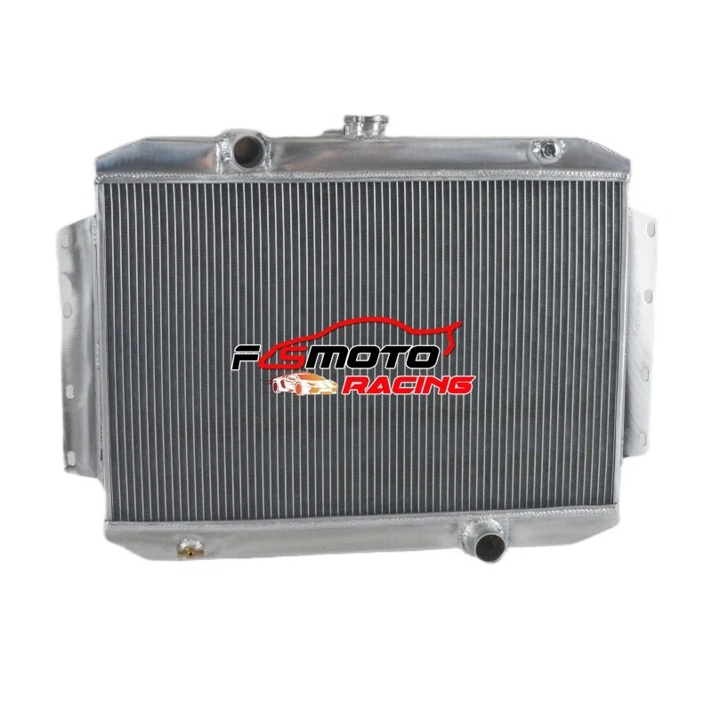 2 filas para radiador de aluminio International Harvester 1100C L6 1968 motor MT Foto 2 de 4