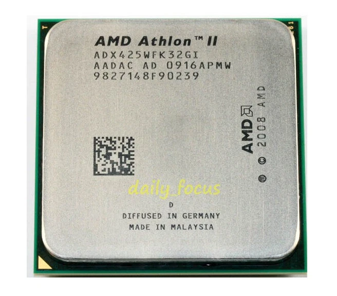 AMD Athlon II X3 425 ADX425WFK32GI 2.7 GHz Socket AM3 3 Core CPU Processor - Image 2 of 3