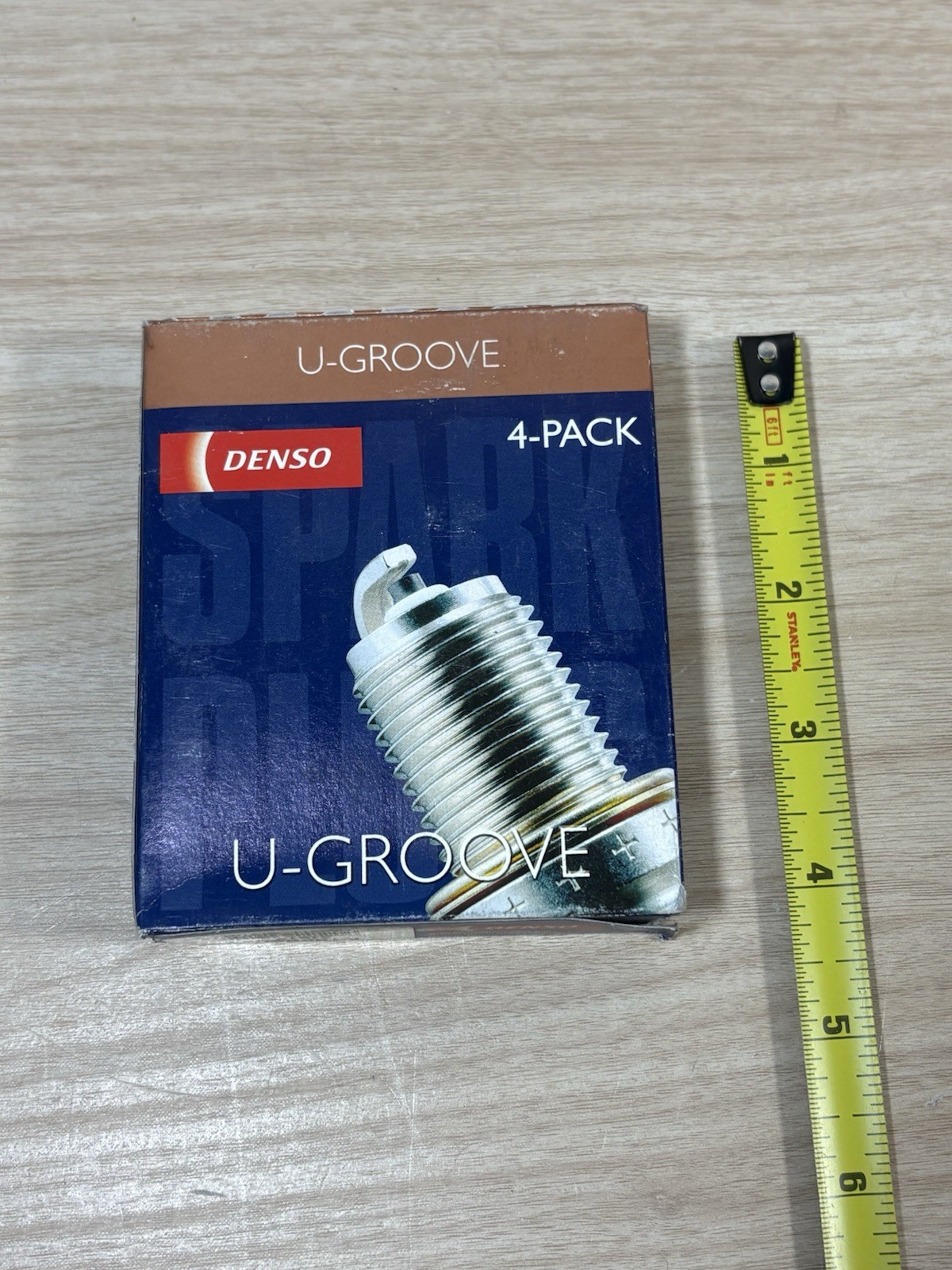DENSO K16PR-U 3191 U-Groove Resistor Spark Plug-4 Pack, New Old Stock