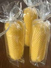 Säulenkerze Bienenwachs 🐝natürlich unparfümiert 109 gr 1 Stück