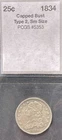 1834-P Capped Bust Quarter — photo from another recent sale