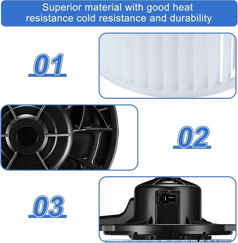 Front AC Furnace Blower Motor For 2007-2010 Hyundai Elantra 2007-2009 Santa Fe - Imagem 4 de 4