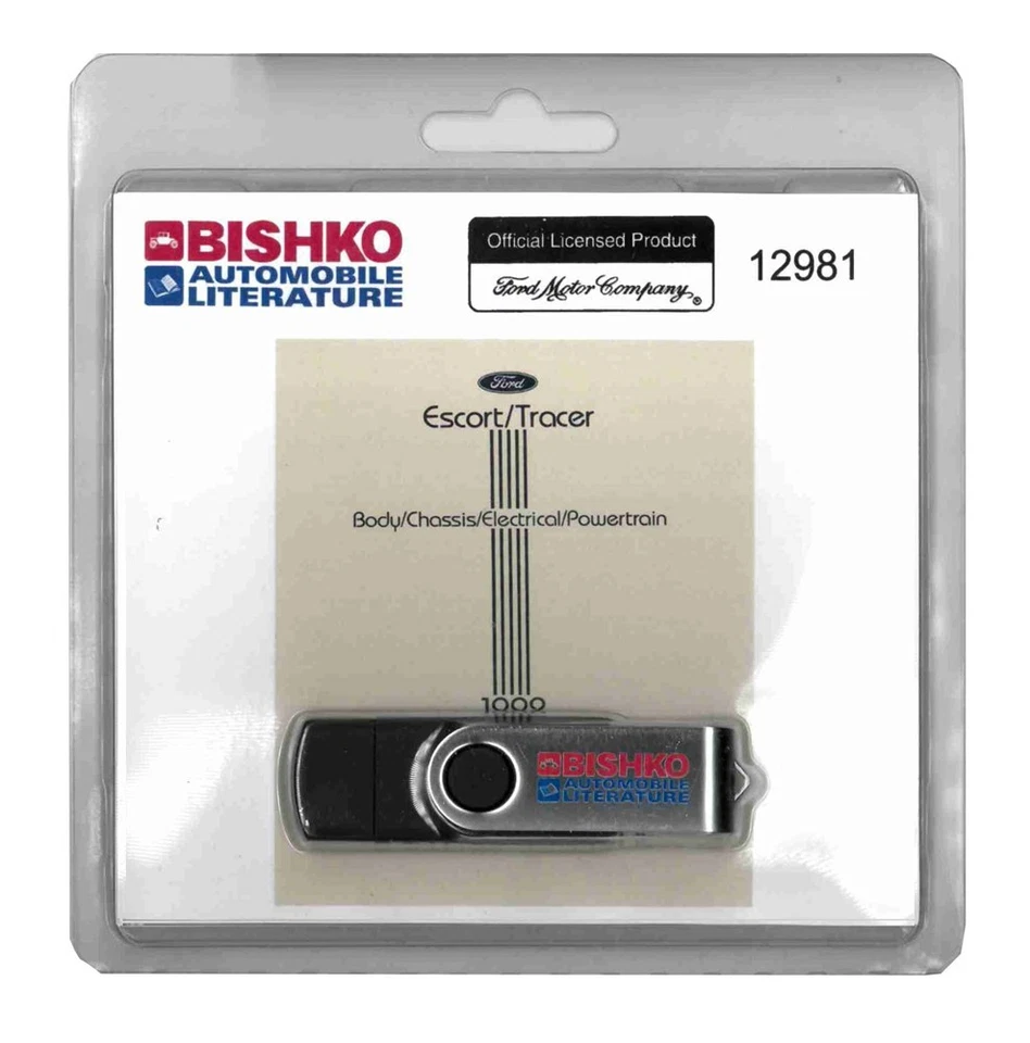 Ford Escort 1992, Mercury Tracer Shop manual de reparación USB Foto 2 de 3