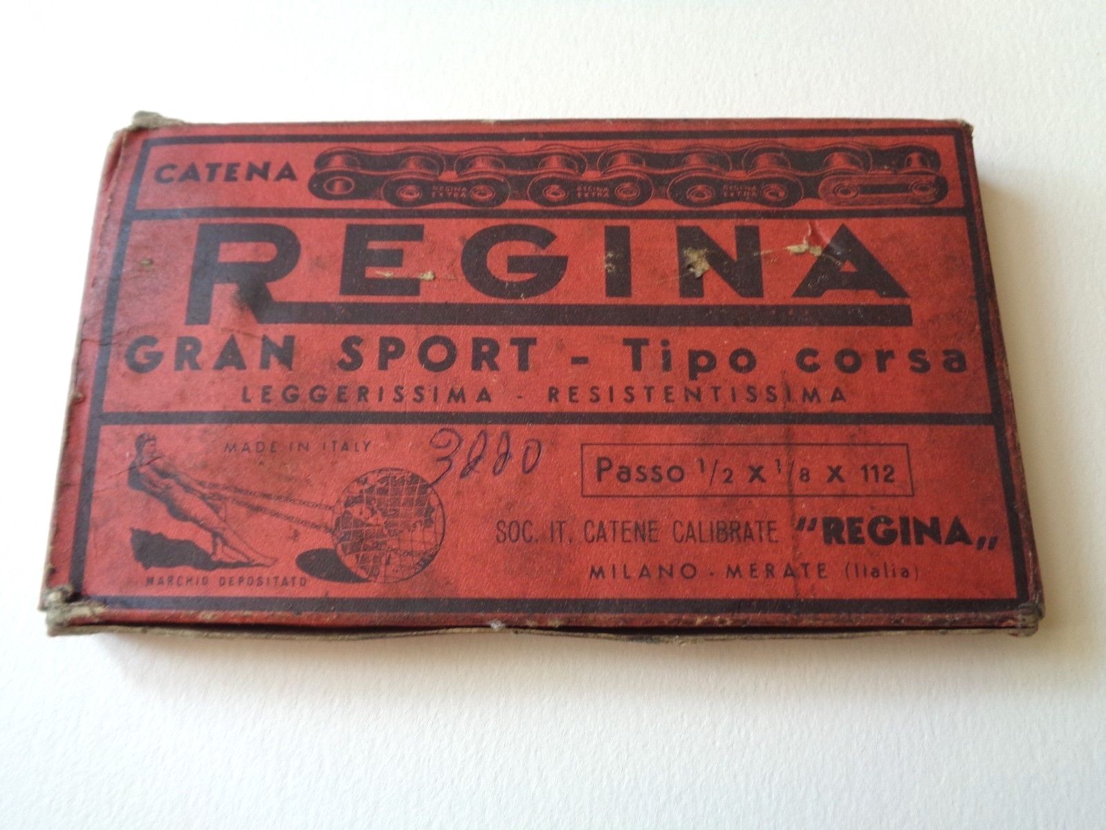 NOS Vintage 1950s REGINA GRAN SPORT-Tipo Corsa 112 Enlace Cadena de 1 2 pulgadas 1 8 NOS Vintage 1950s REGINA GRAN SPORT-Tipo Corsa 112 Enlace Cadena de 1 2 pulgadas 1 8