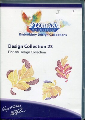 Floriani Embroidery CD Design Collection 23 for COLORED LEAVES 16 designs
