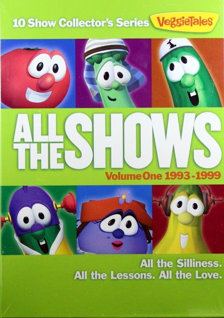 VeggieTales Volume 1 All The Shows 1993-1999 NEW DVD 10 Show