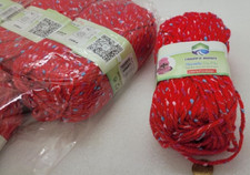 wolle stricken garn Knäuel  dick rot NS4 600gr. 540m häkeln Garnknäuel effekt k2