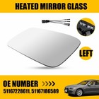 Driver Left Side Mirror Glass 4 Pin LH For 2010-2016 BMW 528i 535i 550i US P