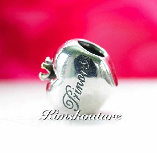 Autentico Ciondolo Pandora Principessa Cuore Due Toni Rosa 791375PZ - Foto 2 di 3
