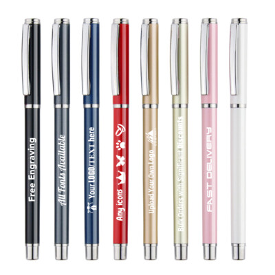 Personalisierter Kugelschreiber Werbegravur Personalisiert Stift Metall Großh...