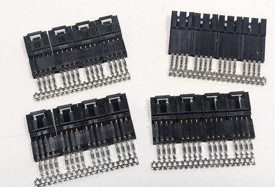 Lot of 16 NEW AMP  103945-3 - 4 Position Rectangular Plug Connector IDC